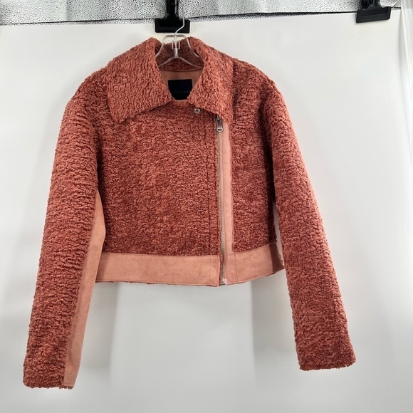 Amaryllis brown faux fur jacket XS - Picture 5 of 9